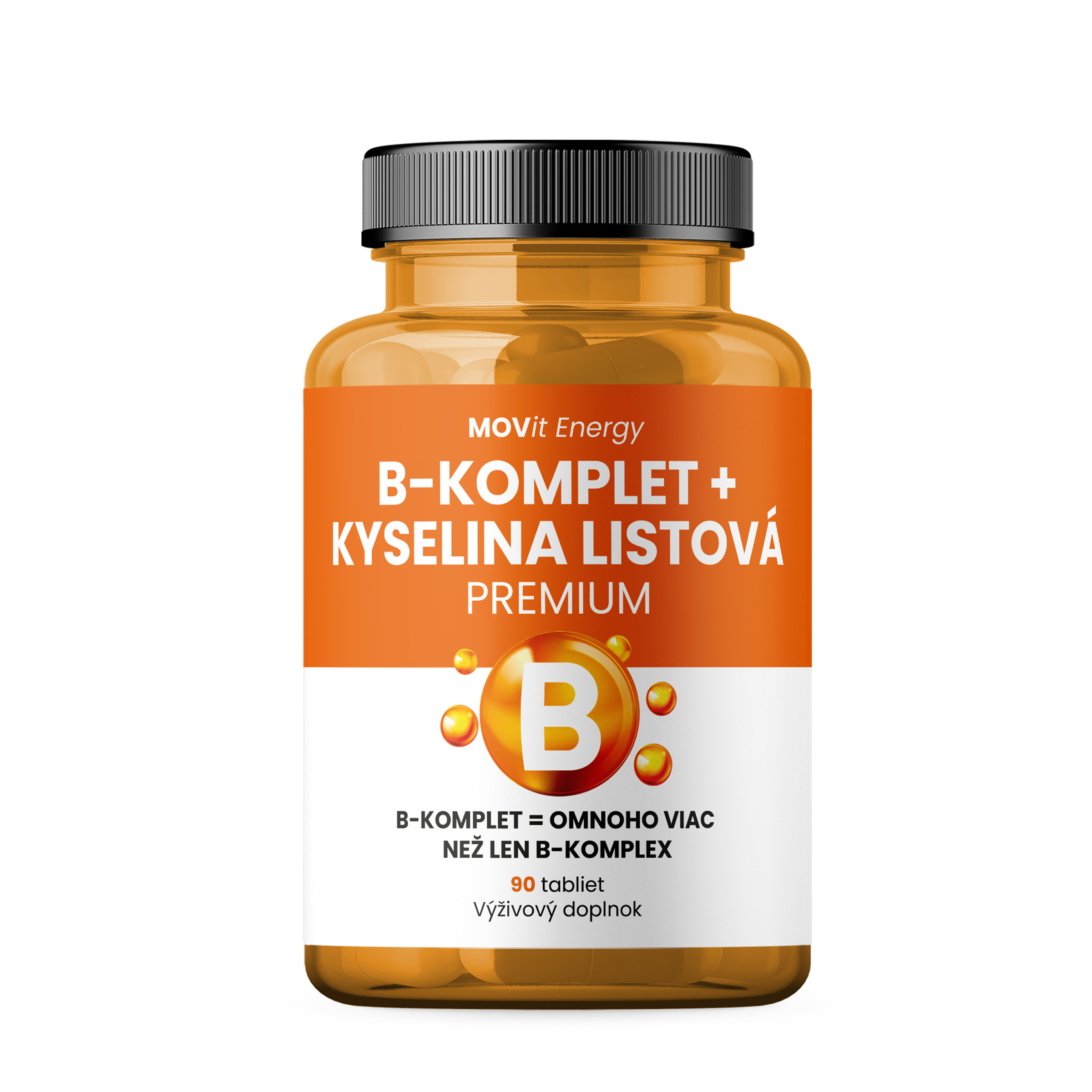 MOVit Movit B-Komplet + Kyselina listová Premium