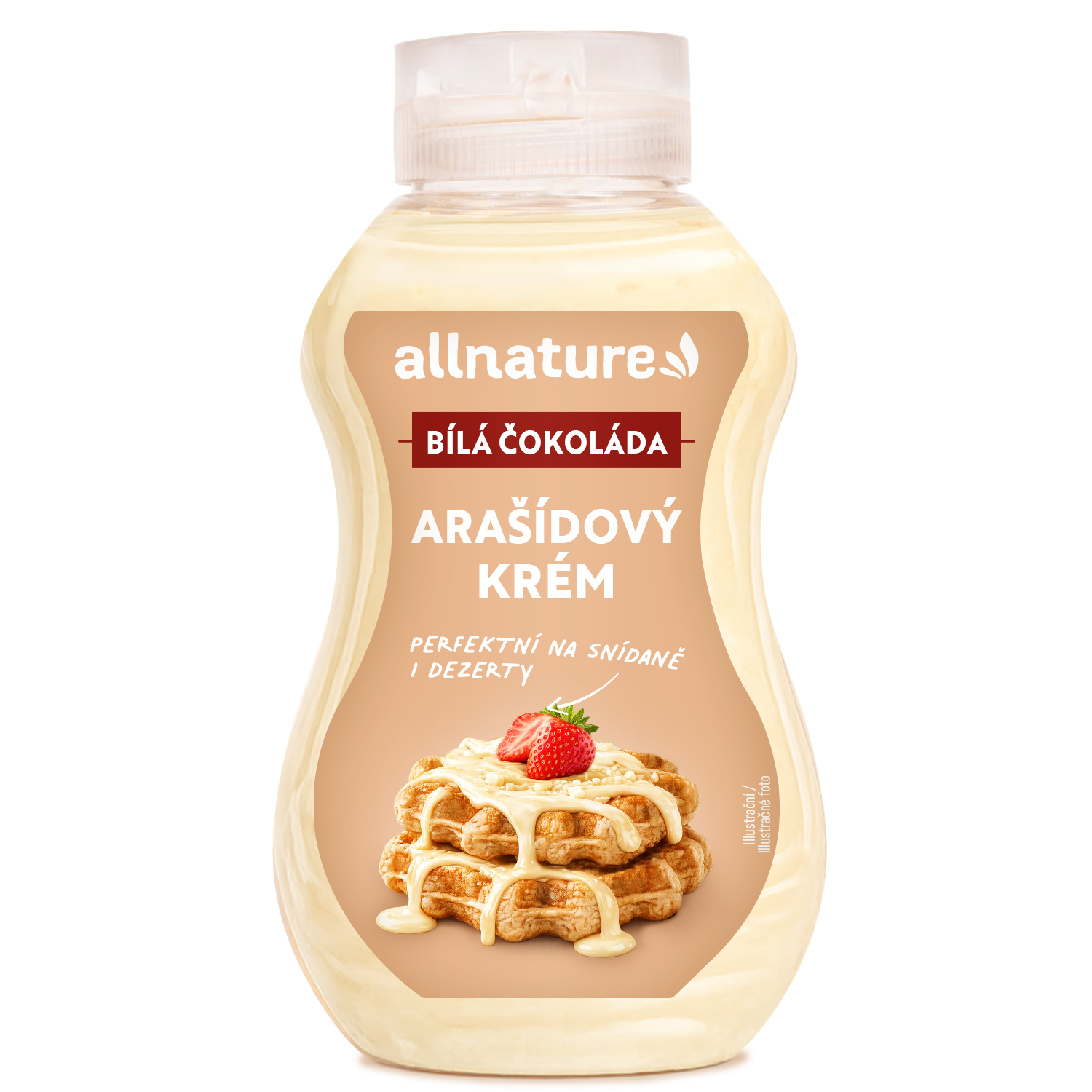 Allnature Arasidovy Krem S Bielou Cokoladou 260g