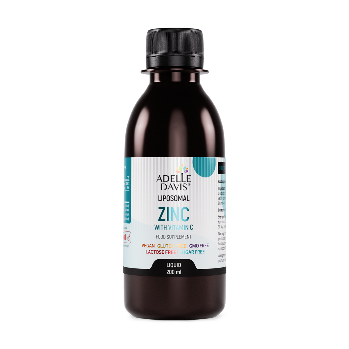 Adelle Davis Lipozomálny zinok s vitamínom C