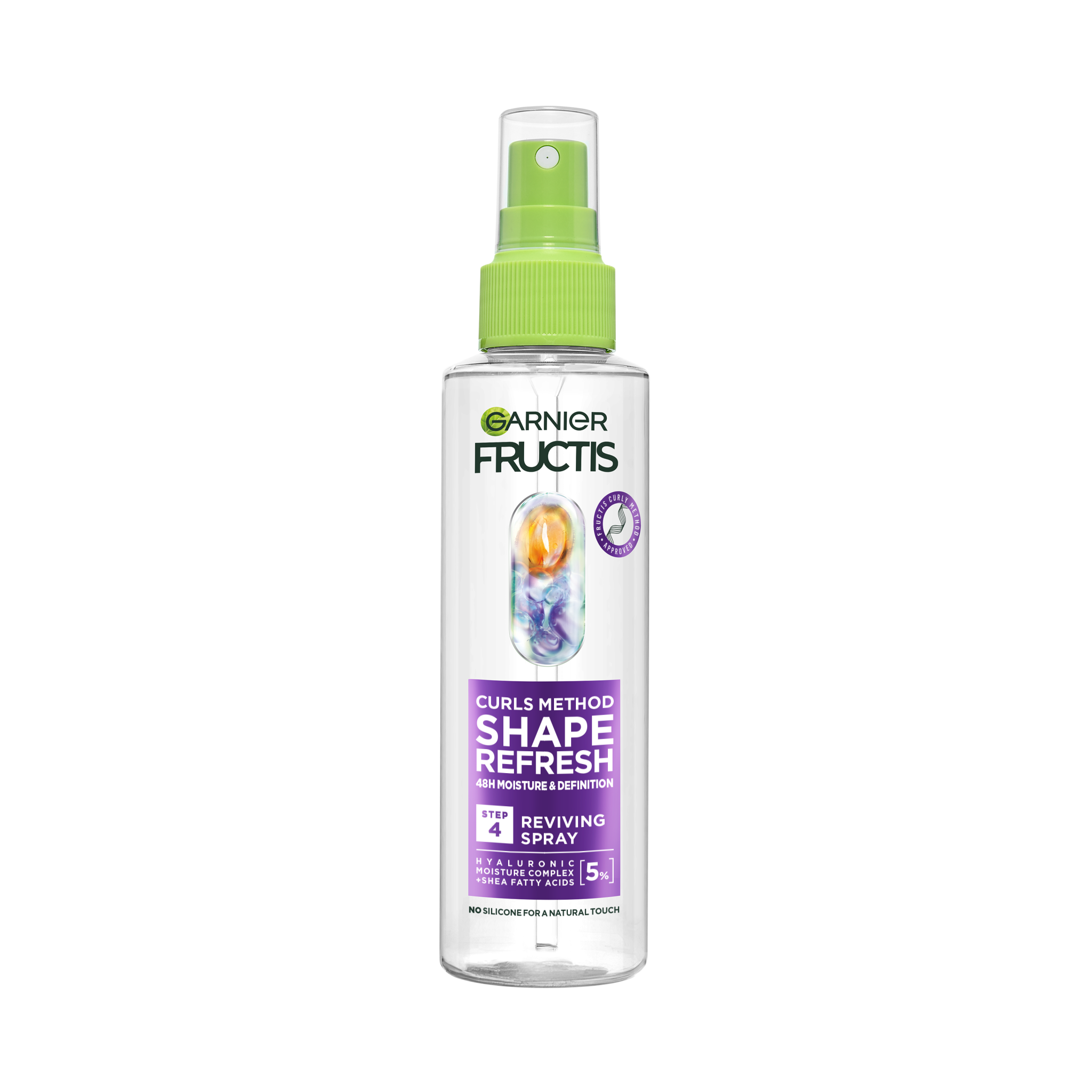 Garnier Garnier Fructis Method for Curls hydratačný osviežujúci sprej pre suché vlnité a kučeravé vlasy