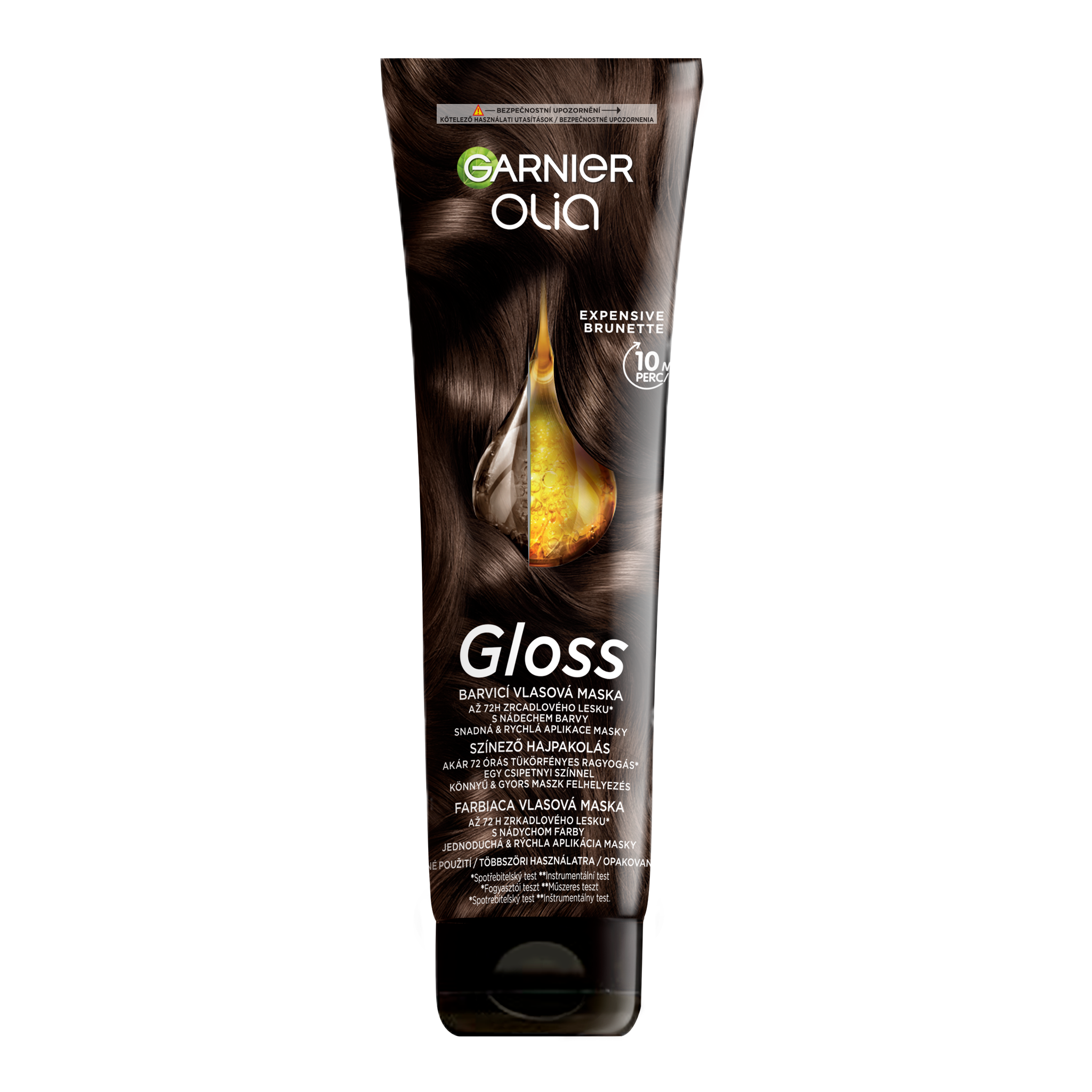 Garnier Garnier olia gloss farbiaca maska na vlasy expensive brunette - farba na vlasy