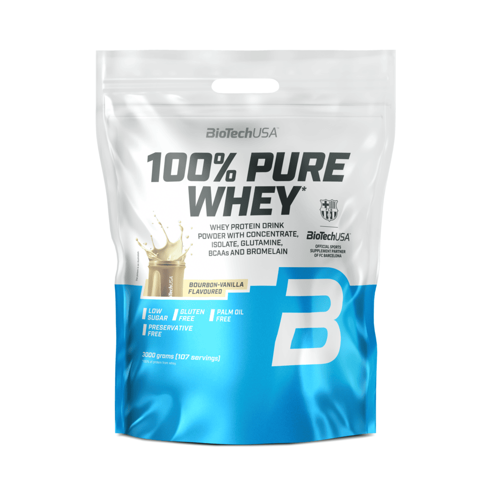 BioTech Usa 100% Pure Whey 3000 g bourbon vanilka