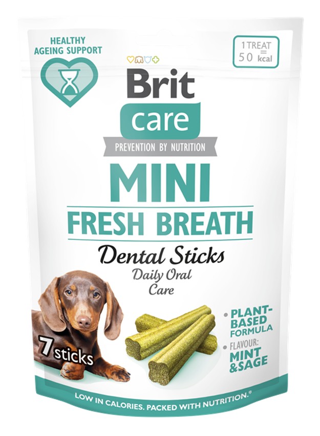 Brit Care Brit care dog mini treats fresh breath 7ks a.u.v.