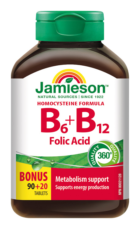 Jamieson vitamíny b6, b12 a kyselina listová
