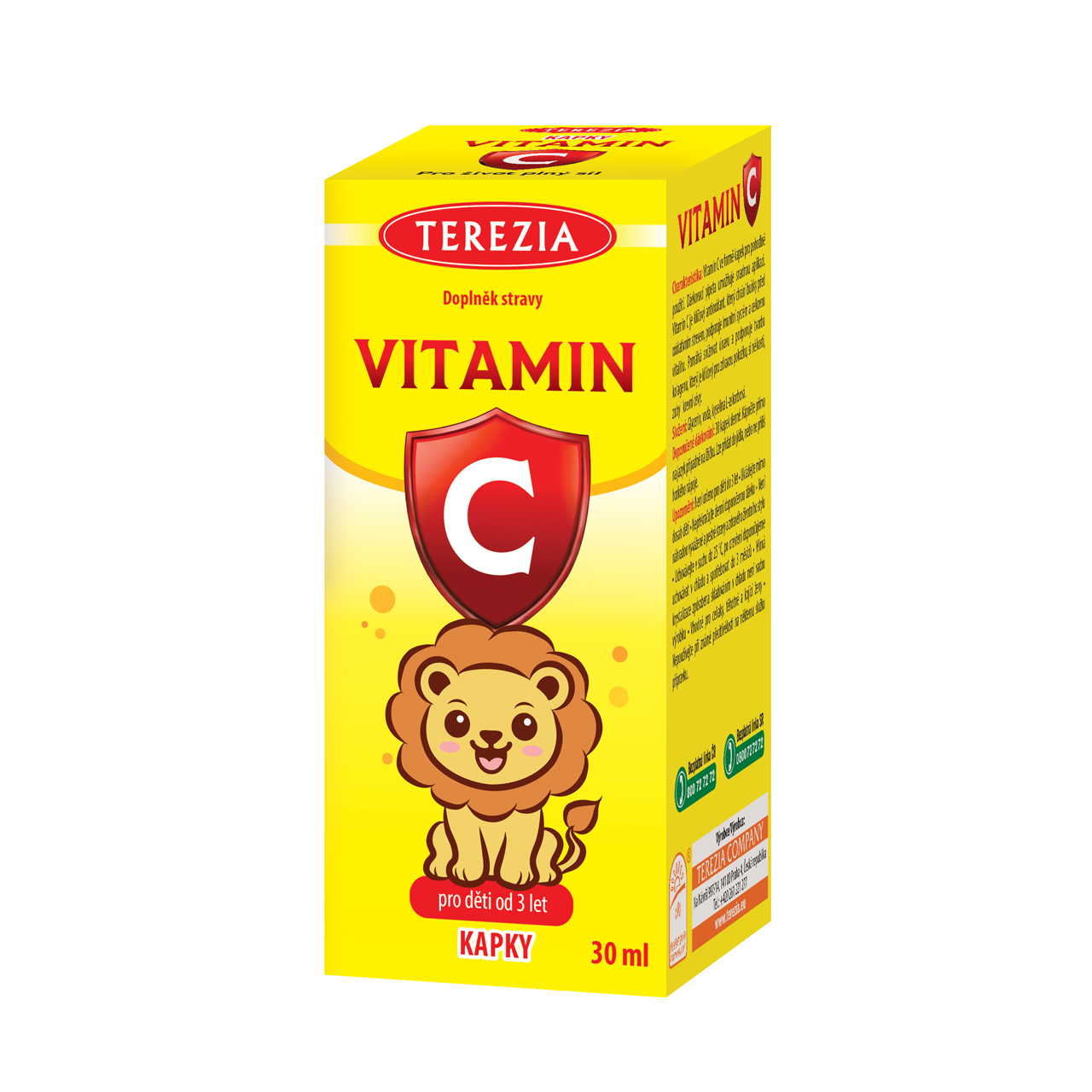 Terezia Terezia vitamín c kvapky 30ml