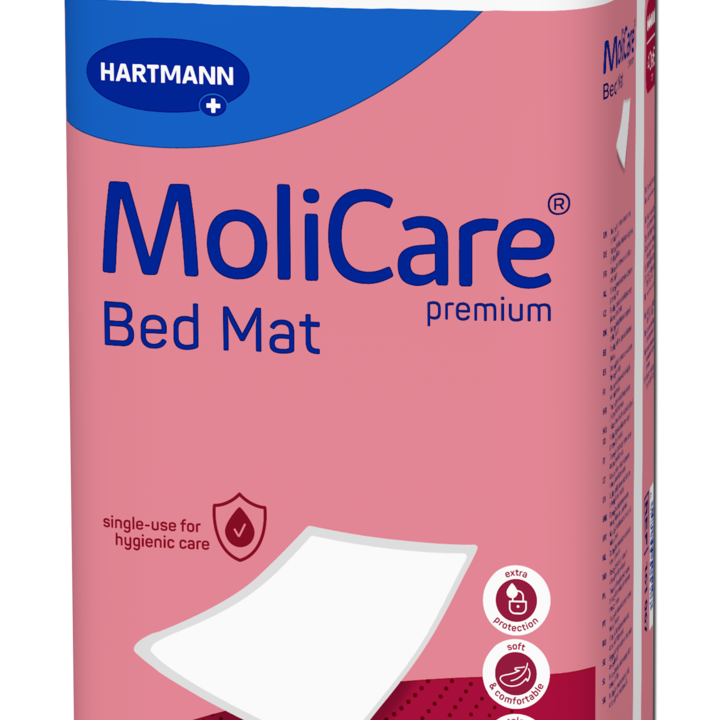 Molicare MoliCare premium Bed Mat 7 kv, jednorazové podložky pod pacientov, červené balenie, 40 x 60, savosť 561 ml