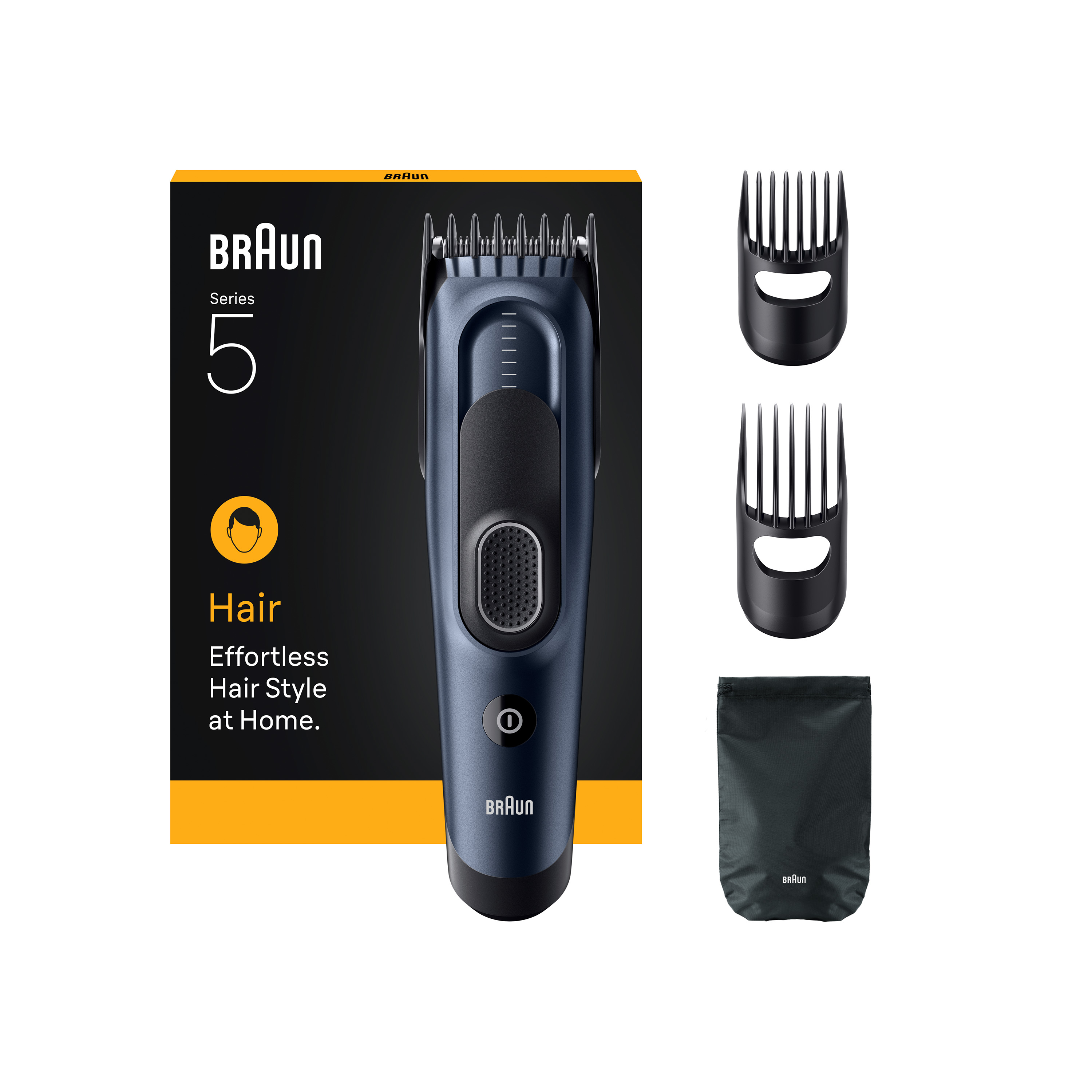 Braun Braun Hc5550 Series 5 zastrihávač vlasov, 4 stylingové nadstavce