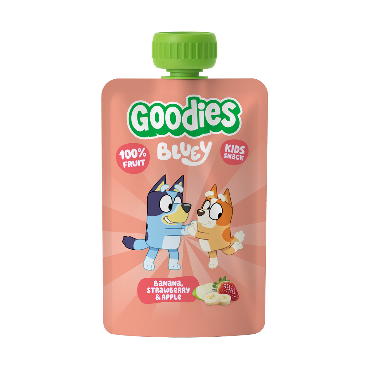 Goodies Goodies kapsička Bluey banán, jahoda a jablko