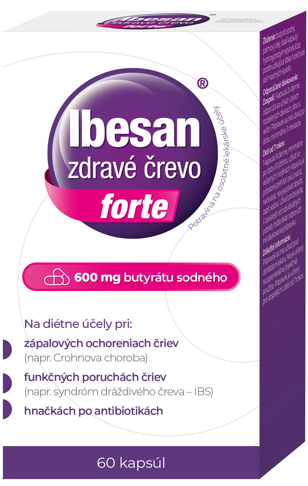 Ibesan Ibesan zdravé črevo forte
