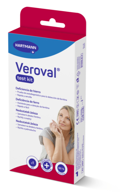 Veroval Veroval Test Kit Nedostatok železa (domáci test 1x1 ks)