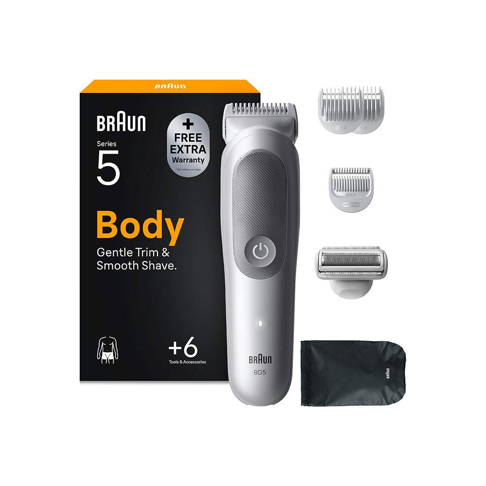 Braun Braun series 5 bg5550 na telo+6 nastrojov sada