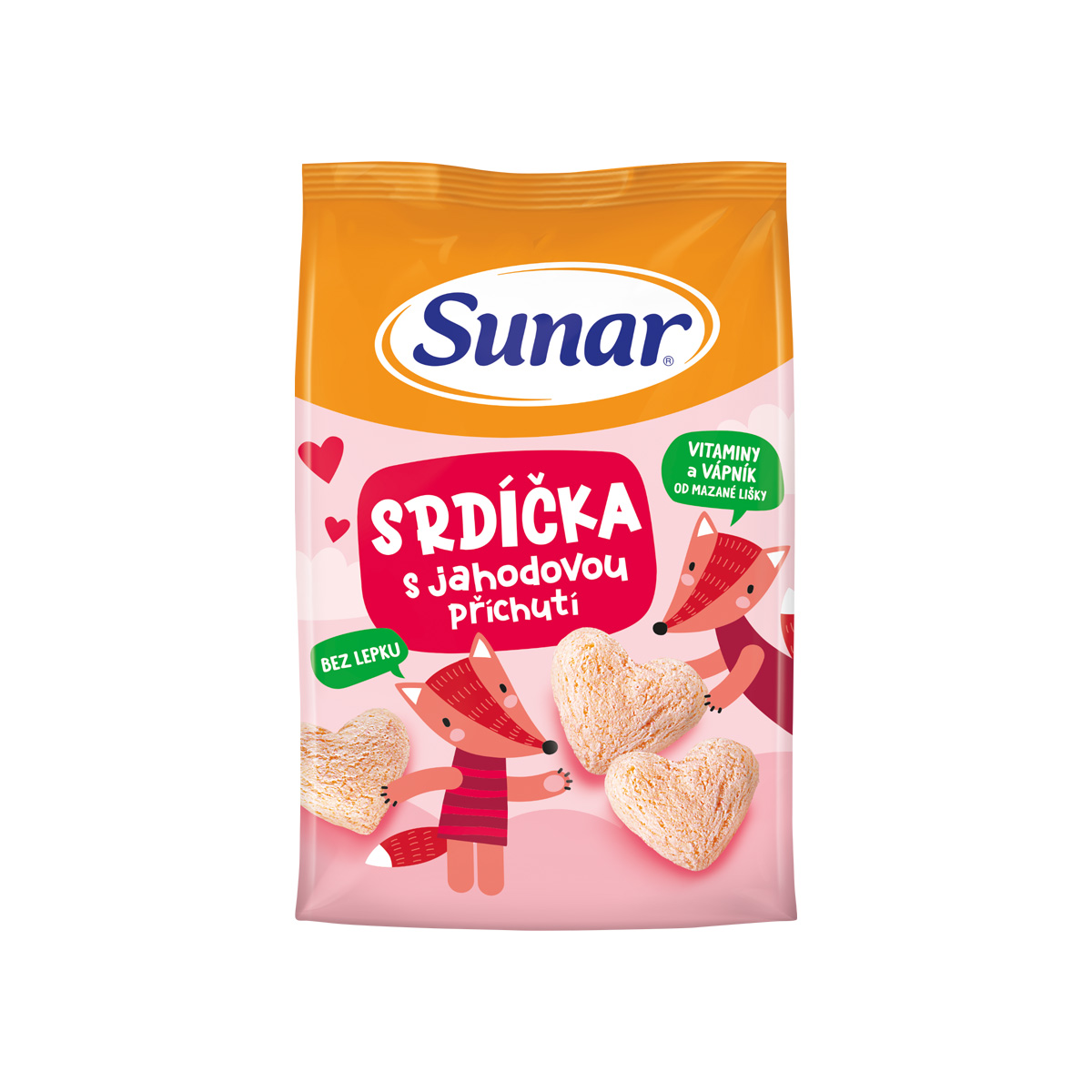 Sunar Sunar Detský snack Srdiečka