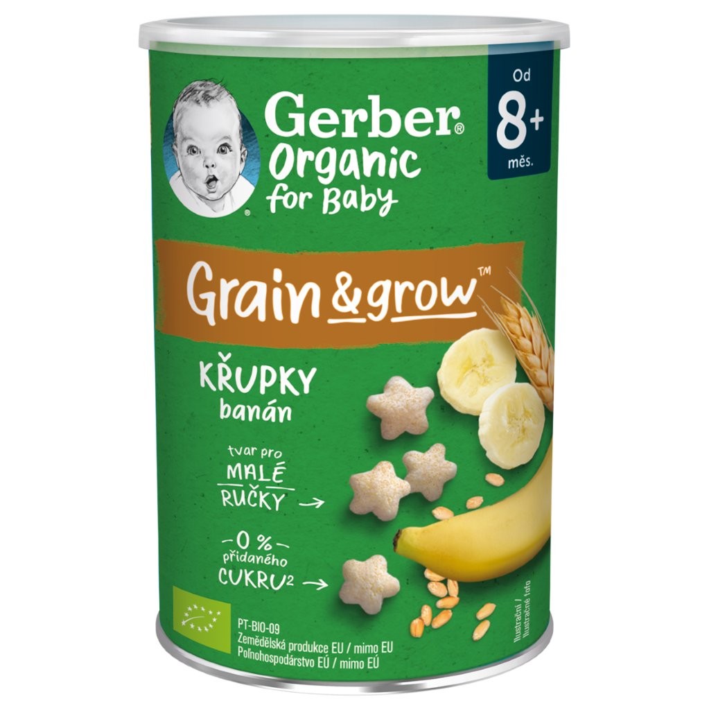 Gerber Gerber Organic Chrumky Ryžovo-pšeničné