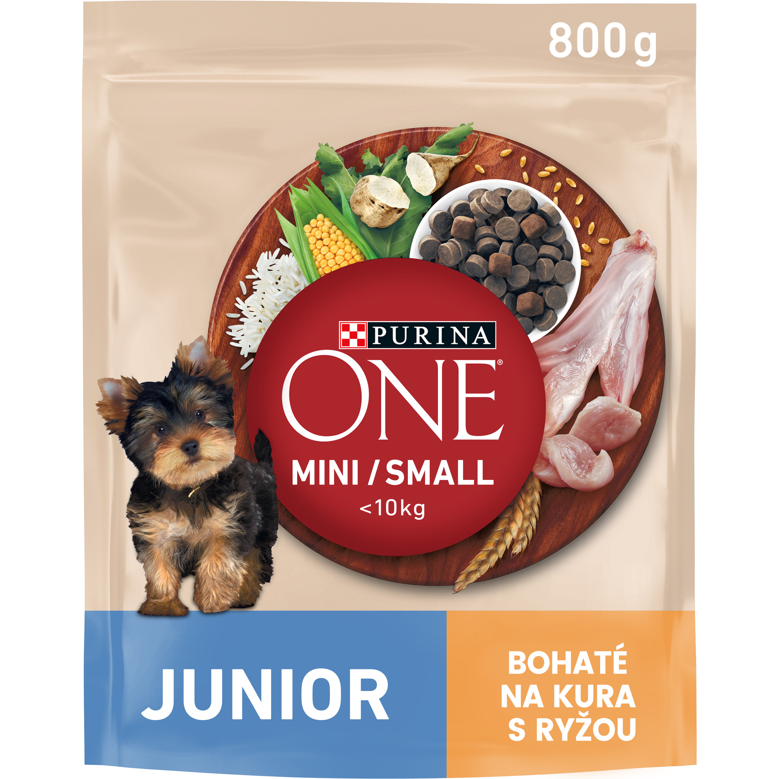 One Mini Junior Dog 800g s kuraťom