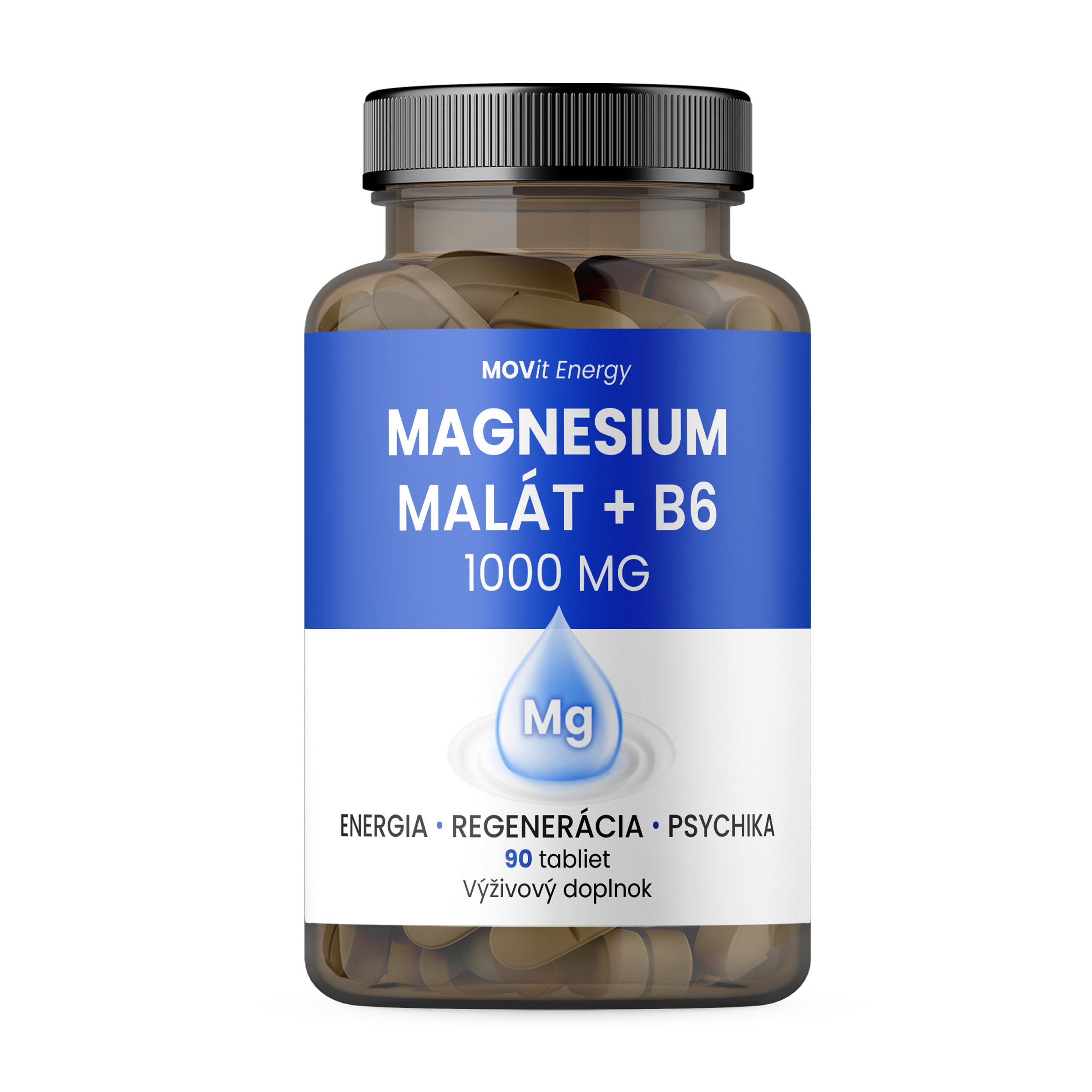 MOVit Movit Magnesium Malát 1000 mg + B6