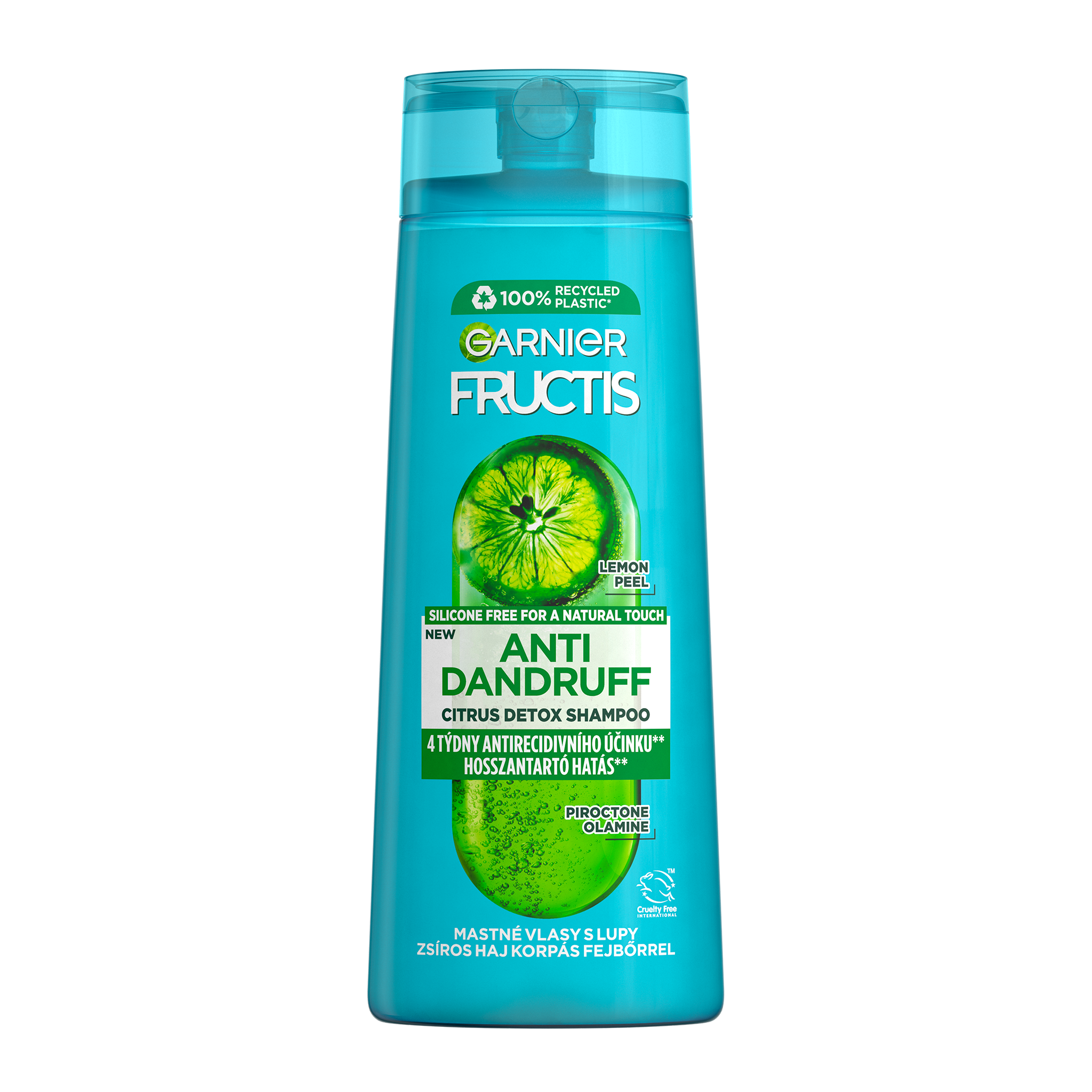 Garnier Garnier Fructis Antidandruff Citrus šampón na vlasy na mastné vlasy s lupinami