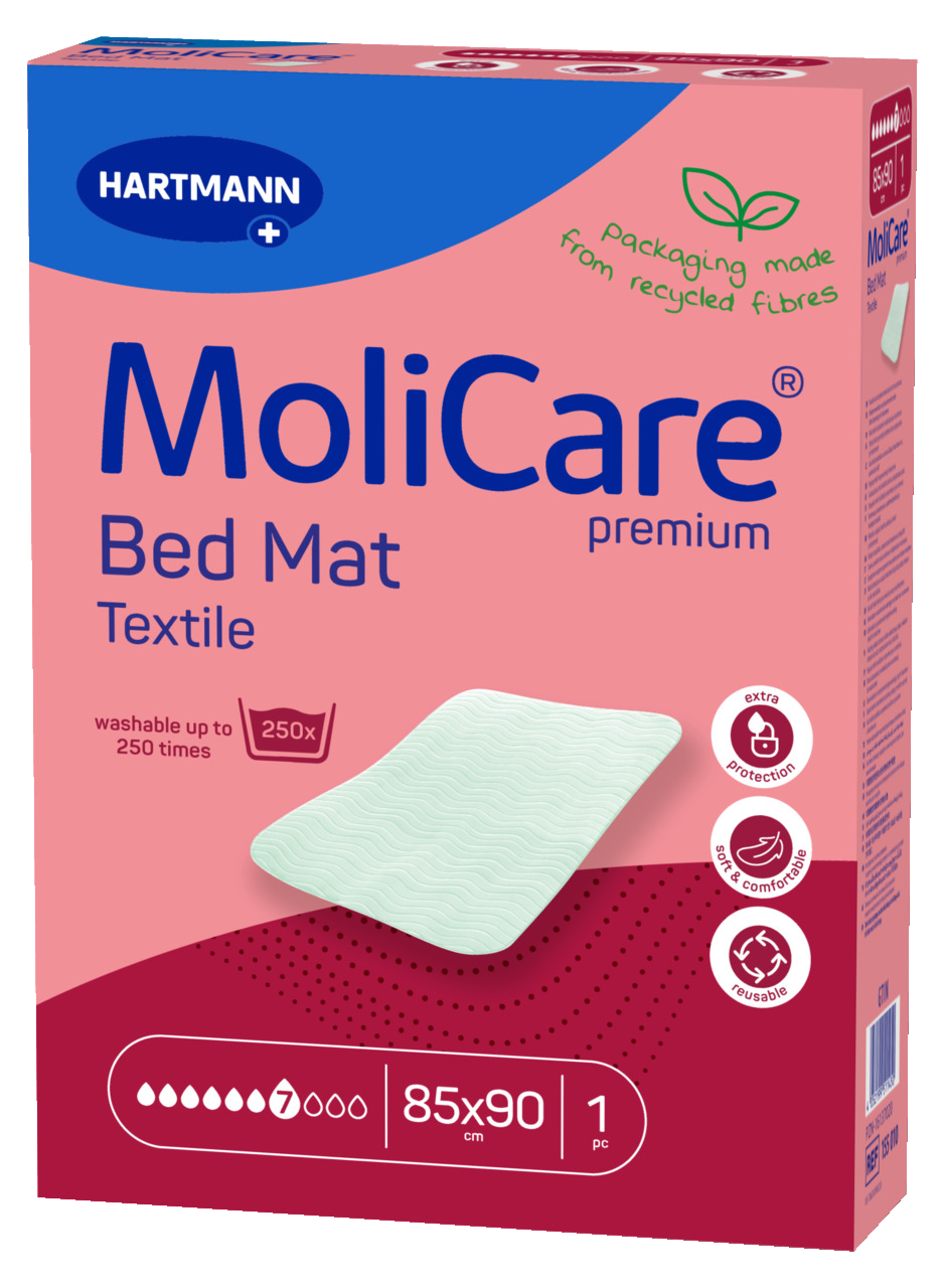 Hartmann Hartmann Molicare premium bed mat textile 7kv. 85x90cm