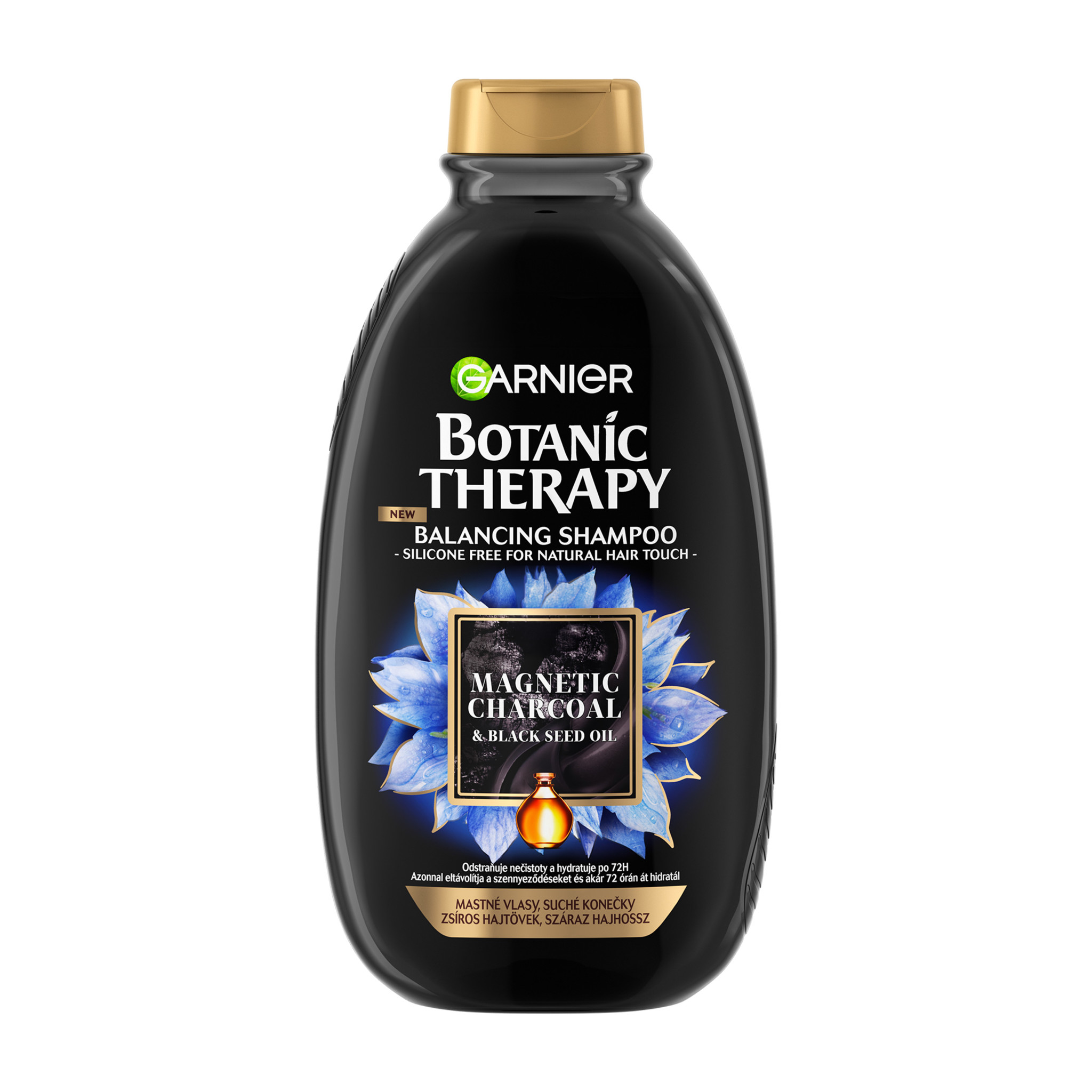 Garnier Garnier Botanic Therapy Magnetic Charcoal Čistiaci šampón na vlasy, 400 ml
