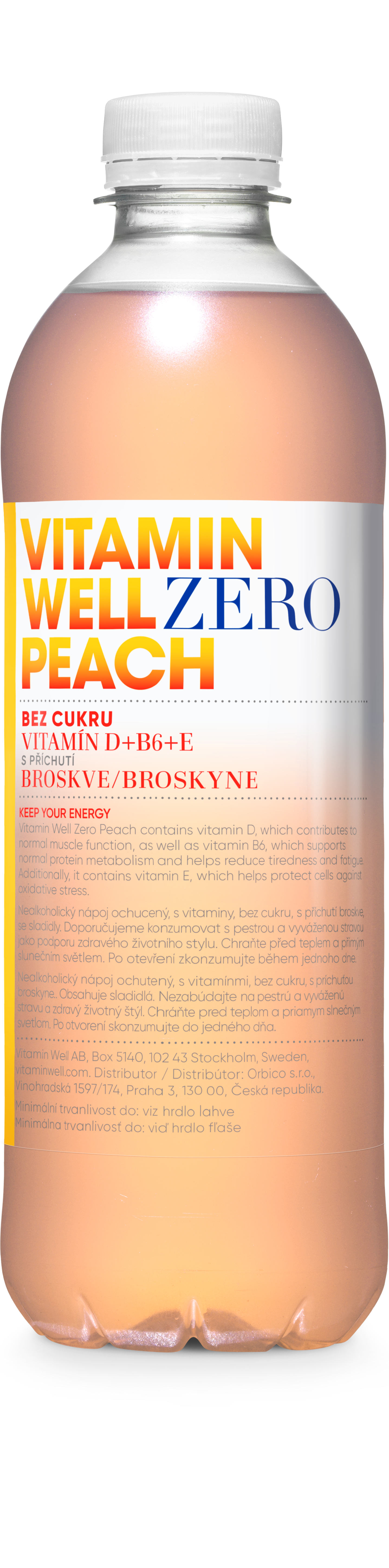 VITAMIN WELL Vitamin well zero peach 500ml "z"
