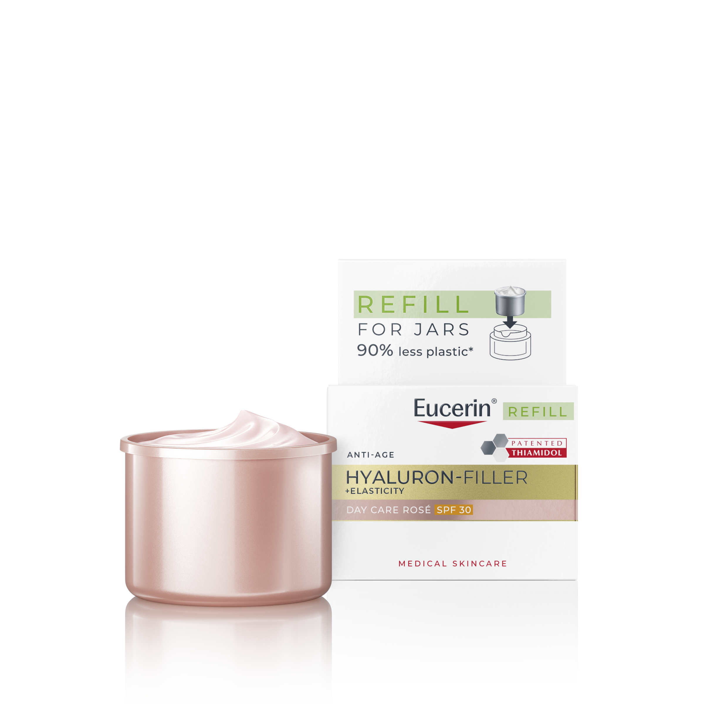 Eucerin Eucerin hyaluron-filler + elasticity denný krém rosé spf 30 náhradná náplň