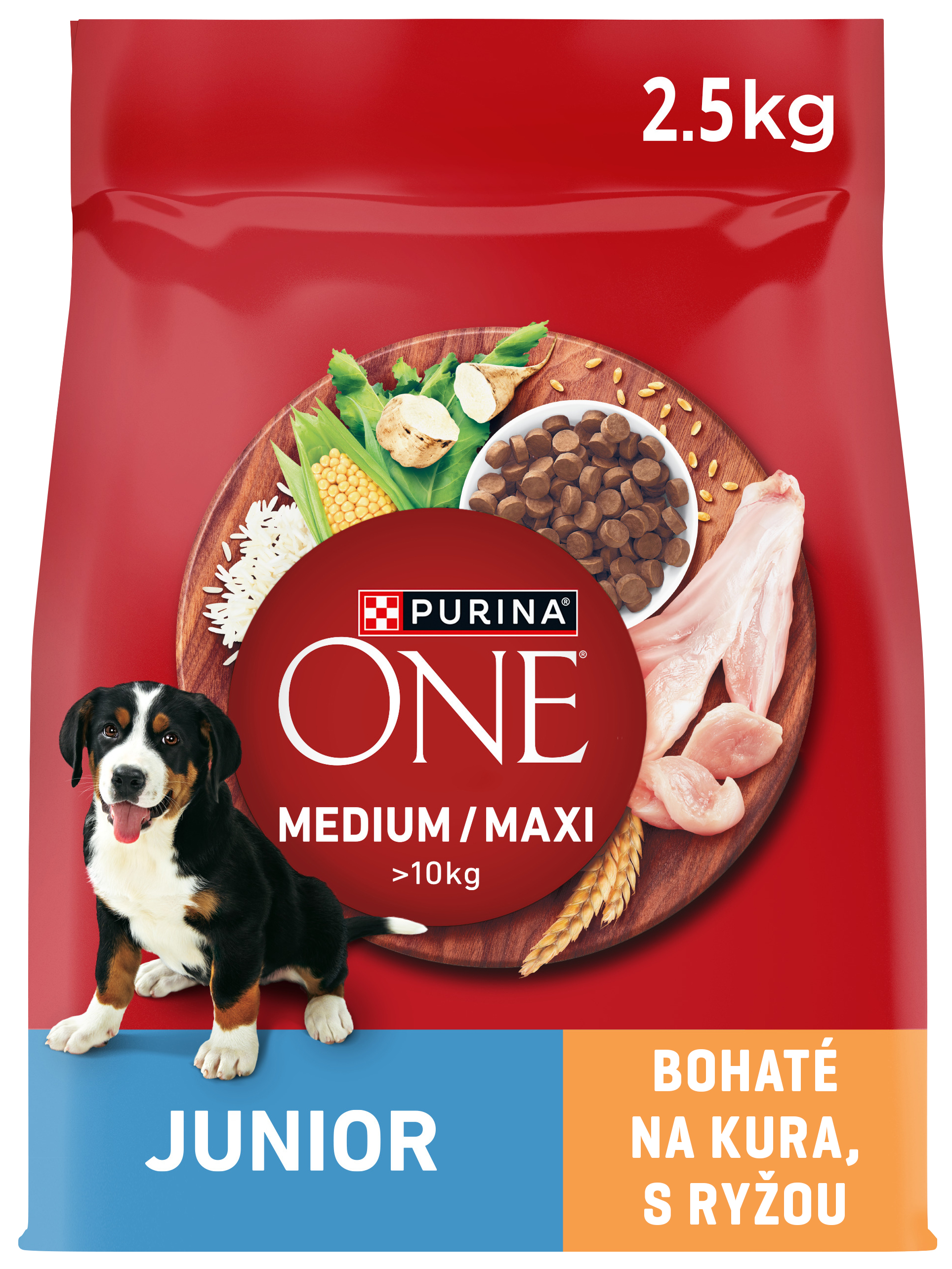 Purina Purina one medium/maxi junior kura 2,5kg a.u.v.