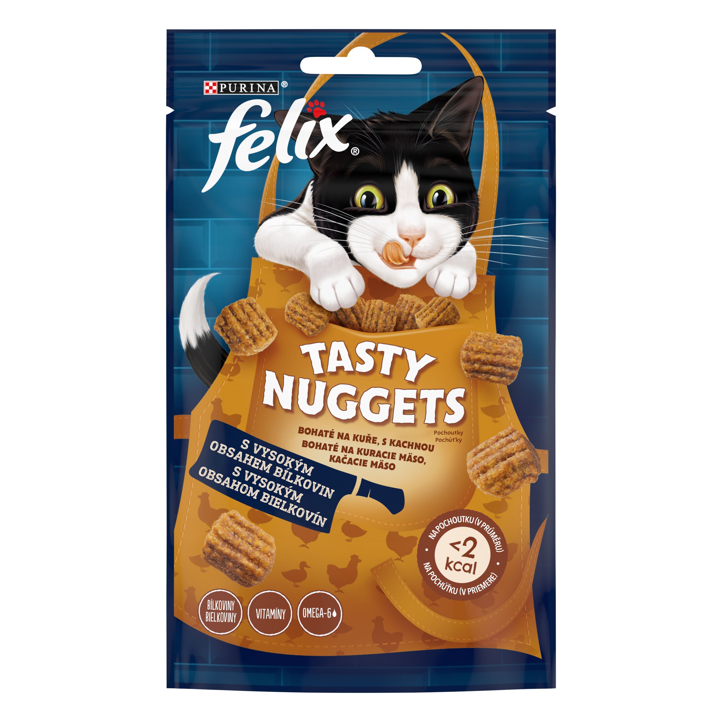 Felix Felix Tasty Nuggets 1x50g Bohaté na kura a kačicu