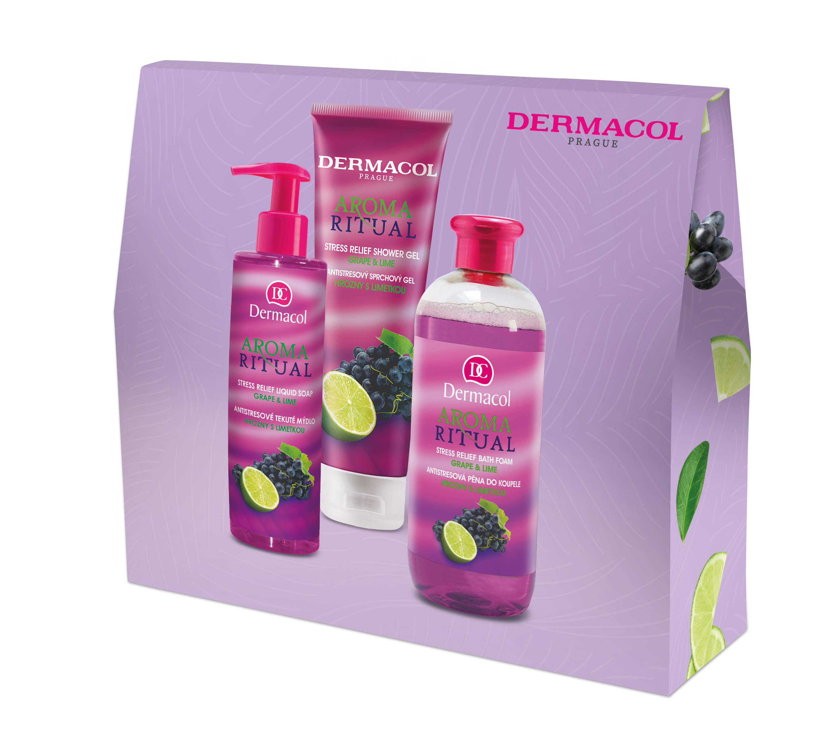 Dermacol Dermacol Darčekový balíček Aroma Ritual Hrozno s limetkou I.