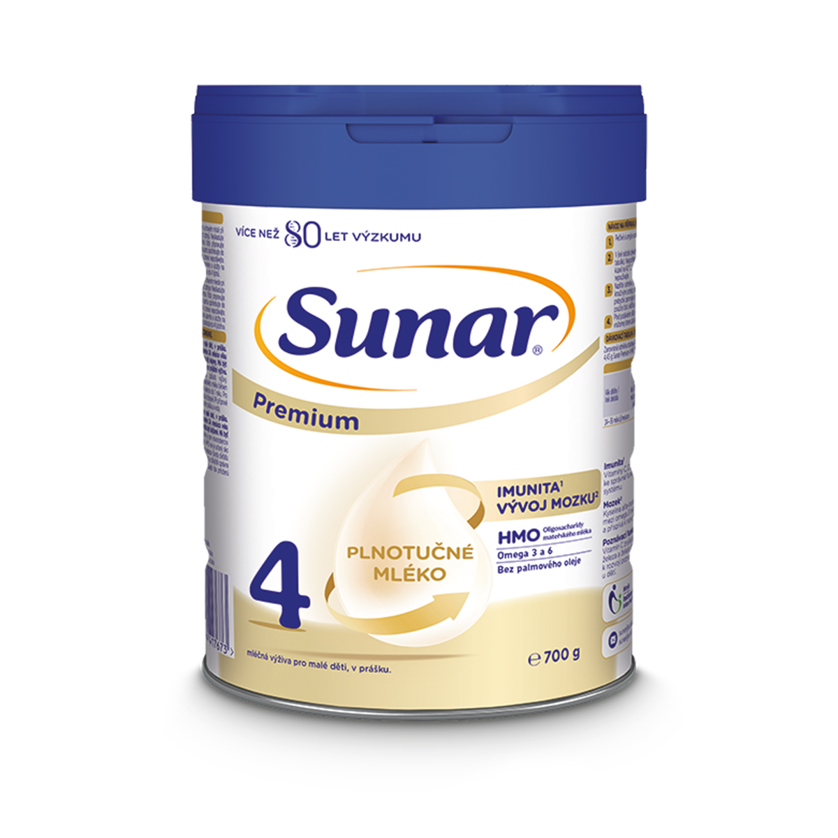 Sunar Sunar Premium 4, dojčenské mlieko od 24. mesiaca, 700 g