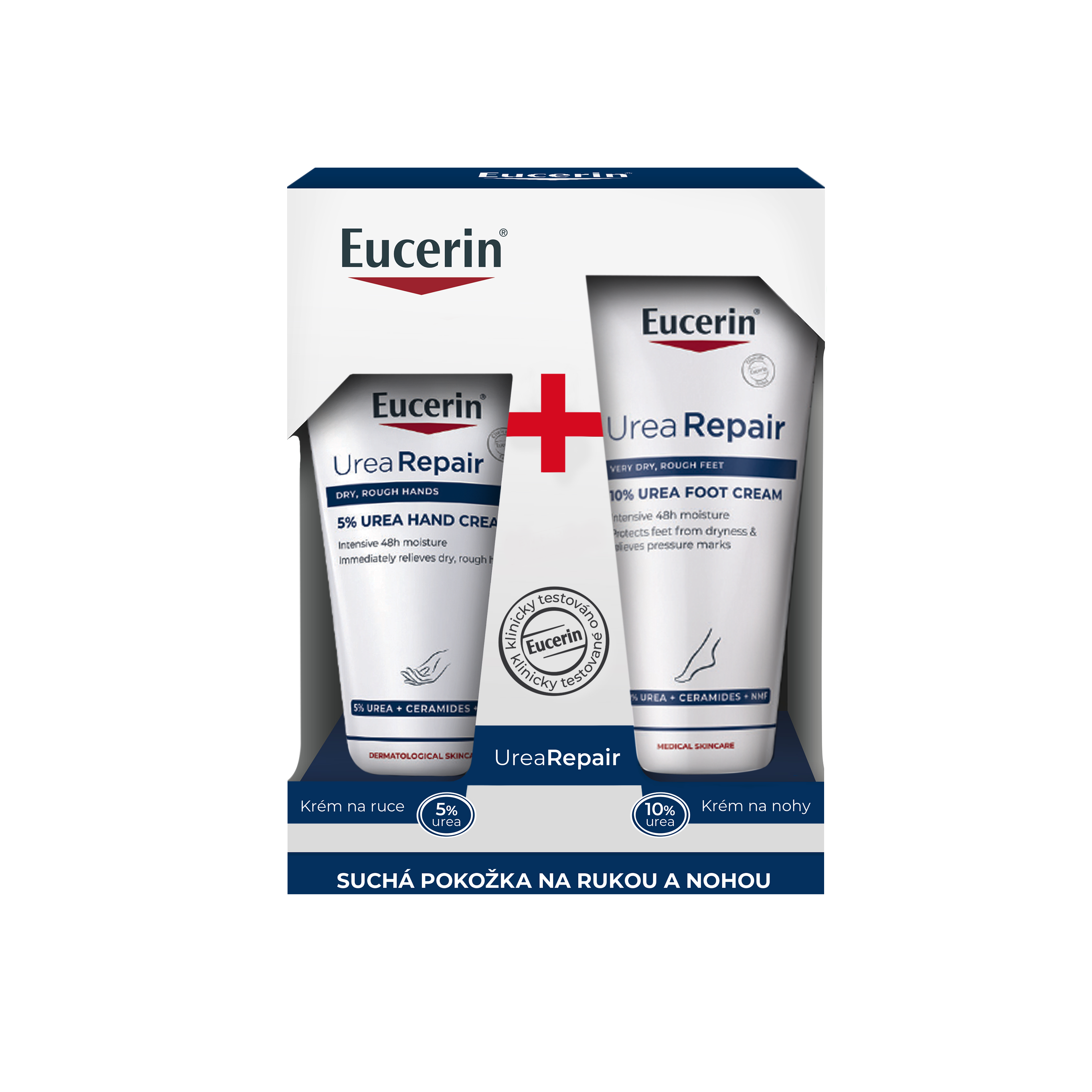 Eucerin Eucerin kazeta UreaRepair Krém na nohy + Krém na ruky