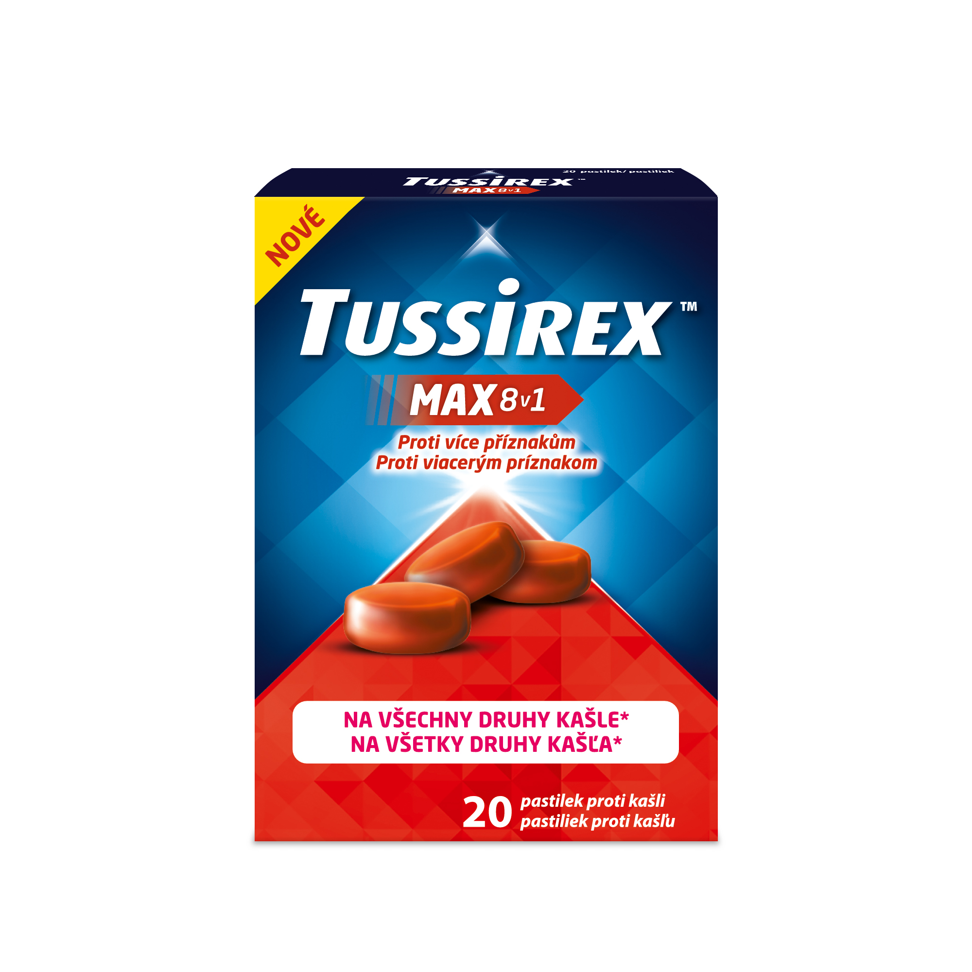 Tussirex Tussirex Max 8v1 pastilky proti kašľu