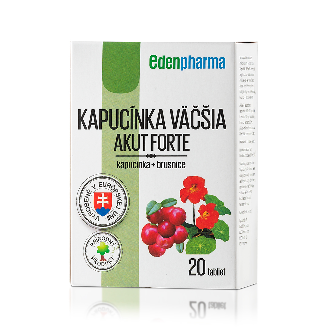 Edenpharma Edenpharma kapucínka väčšia akut forte