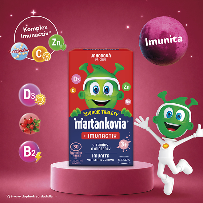 Stada Marťankovia s Imunactivom jahoda