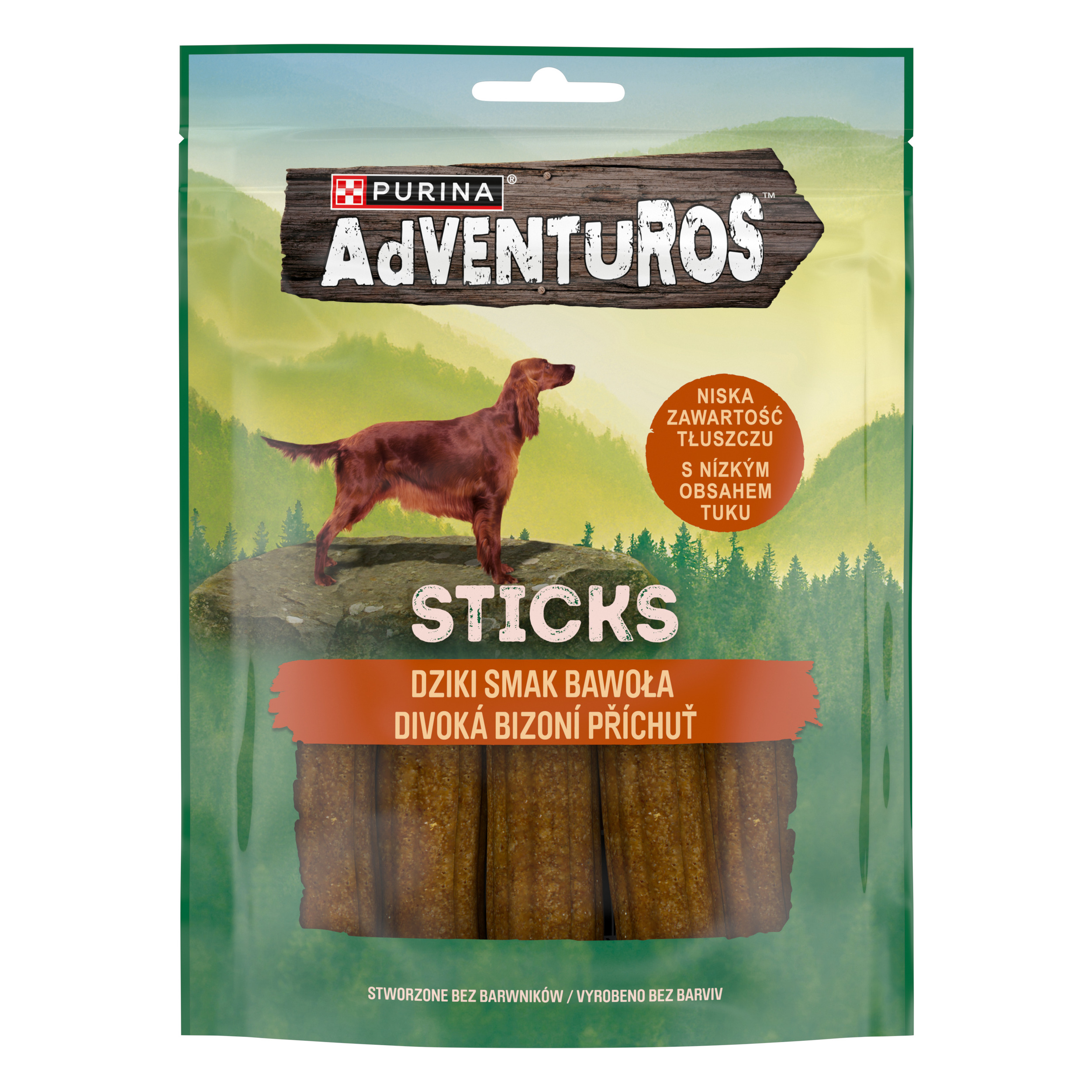 ADVENTUROS Adventuros Sticks s príchuťou bizóna 120g