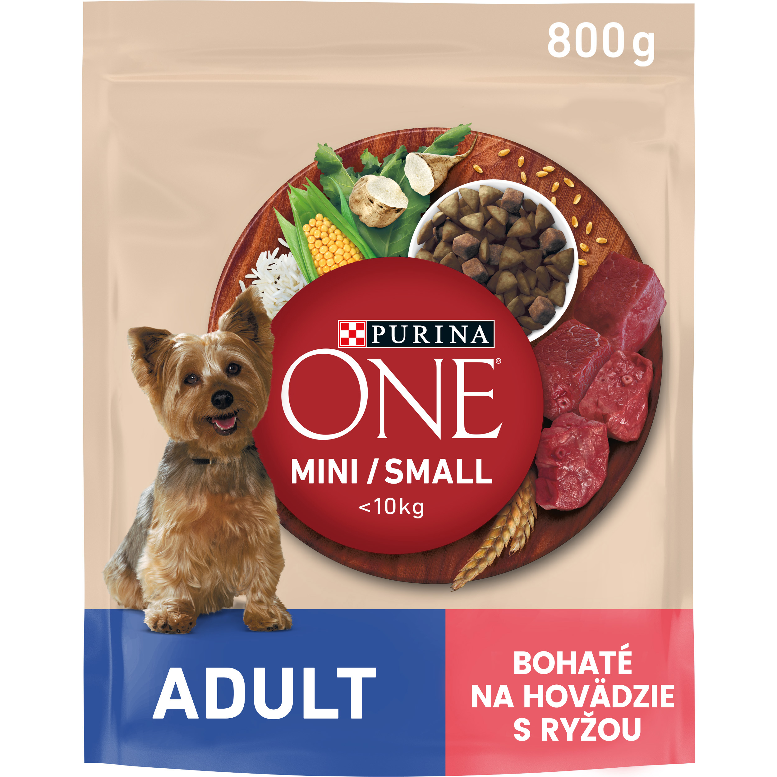 One Mini Adult Dog 800g s hovädzím