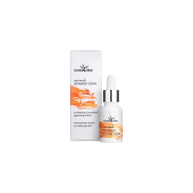 Soaphoria Soaphoria Miracle depigment sérum na elimináciu & zosvetlenie pigmentových škvŕn na všetky typy pleti