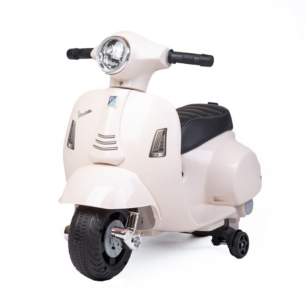 Detská elektrická motorka Baby Mix Vespa biela , 20C55729