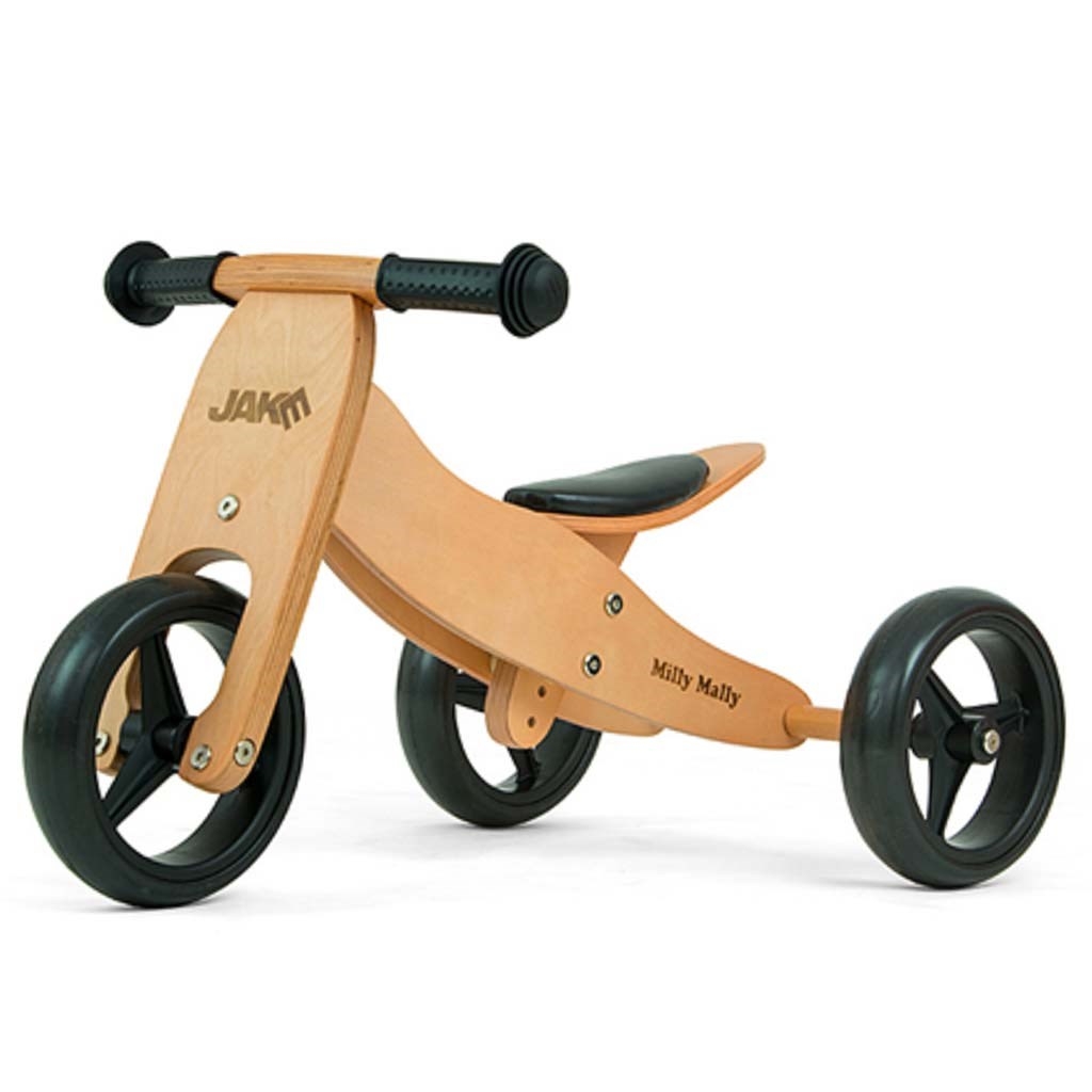 Milly Mally Detské multifunkčné odrážadlo bicykel 2v1 Milly Mally JAKE Natural , 20C45874