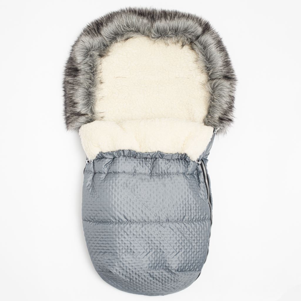 New Baby Zimný fusak New Baby Lux Wool graphite , 20C53468