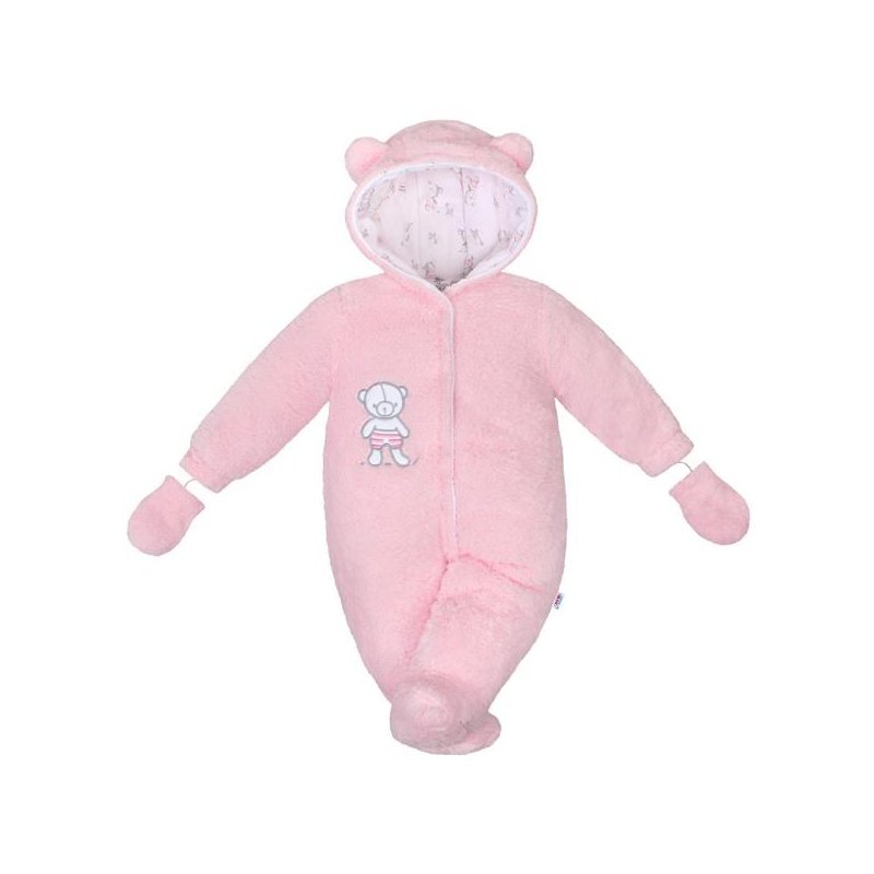 New Baby Zimná kombinézka New Baby Nice Bear modrá 68 (4-6m), 20C36573