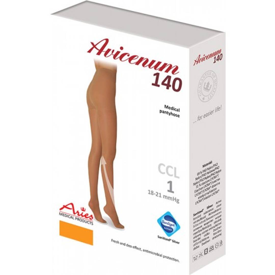 Avicenum AVICENUM 140 DEN Phlebo pančuchové nohavice telové - 8030 - Veľkosť M - Normal