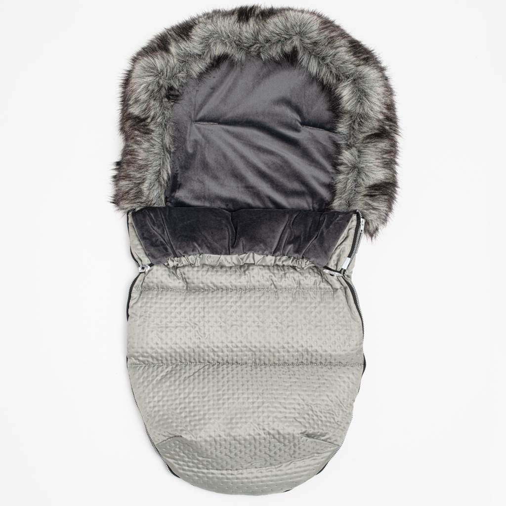New Baby Zimný fusak New Baby Lux Fleece grey , 20C53455